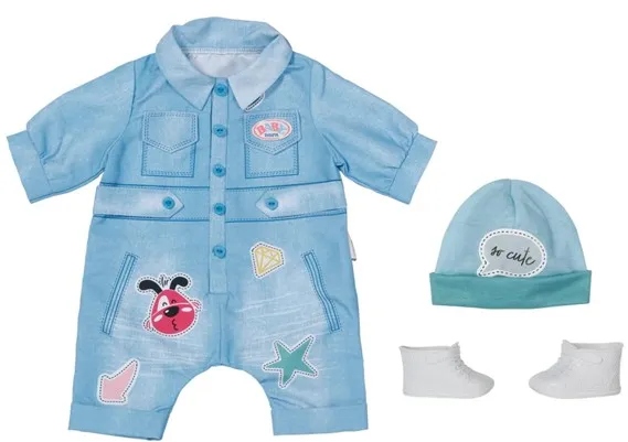 Baby Born Luksus Jeans Kedeldragt 43 cm
