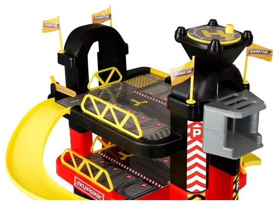 Teamsterz 5 Level Tower Garage og 15 biler lekebiler
